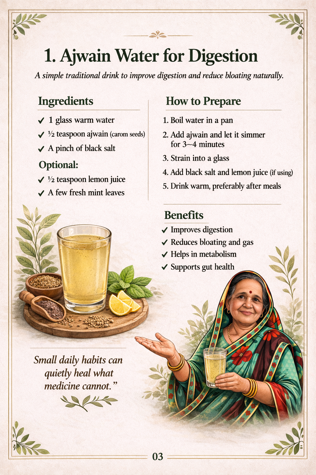Fix Digestion, Energy & Daily Health. Using Simple Home Remedies